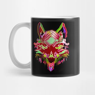 Colorful Wolf Mug